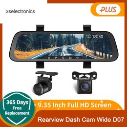 Update 9.35 Inch Full Screen 70mai Rearview Dash Cam Wide 1080P Auto Cam 130FOV 70mai D07 Mirror Car Recorder Stream Media Car DVR Car DVR