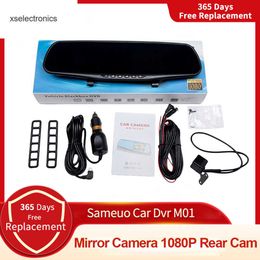 Update Car Dvr Mirror Camera Dash Cam Front and Rear Video Recorder 4.3inch Night Vision View Reverse Auto Recording Car Camera Dashcam Car DVR