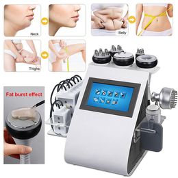 beauty items 9 in1 40khz rf skin tightening ultrasonic cavitation vacuum massage rf fast slimming machine fat removal body contouring