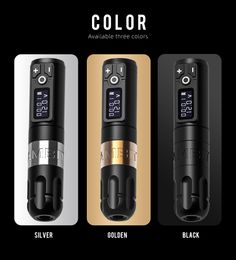 Tattoo Machine Ambition Soldier Wireless Tattoo Pen Machine Battery with Portable Power Brushless Motor Digital LED Display For Body Art 230701