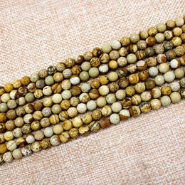 Beads Other Selling Wholesale 4mm 6mm 10mm 12mm 14mm Faceted Picture Stone Round Loose For DIY Bracelet NecklaceOther