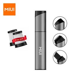 Sweepers Accessories Vacuum Cleaners MIUI Mini Portable Cleaner Cordless Handheld with 3 Suction heads Easy to Clean for Desktop Keyboard Car USB 230228