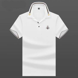 High Designer embroidered short sleeved cotton polo shirt men s T shirt Korean fashion clothing summer luxury top Asian size M L XL XXL XXXL Wholesale Top Quality AAA