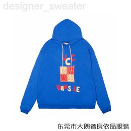 Men's Hoodies & Sweatshirts designer The correct version of spring new rabbit letter printing casual hooded sweater with high quality for lovers SPL8
