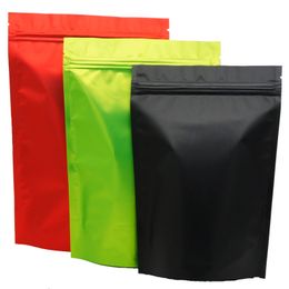 gloss Matt Resealable Bags Foil Pouch mylar Sugar Flat laser Colour Packaging Bag Party Food Storage
