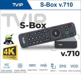 New TVIP V710 Smart Set Top TV Box 4K HD Android 11.0 Amlogic S905W2 H.265 Better Than Tvip 530 Box