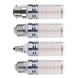 E27 E14 E12 Three Colour LED Corn Bulbs High power 12W 16W SMD2835 Candle Bulb Chandelier Candles LED Light For Home Decoration crestech