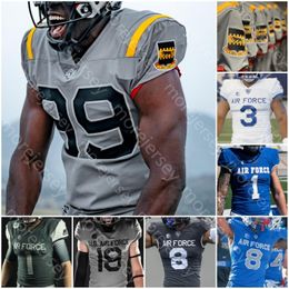 NEW Football Jerseys 2020 New Custom AF Football Jersey NCAA College Austin Cutting Donald Hammond III Kadin Remsberg Birdow Jackson Sanders Waters Fifita Meeks