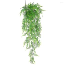 Decorative Flowers Artificial Hanging Plants Vines Ferns Asparagus Rattan 3.54ft Fake Leaves Decor