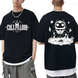Mens t Shirts Anime Cartoon Oversized Shirt Double Sided Printed T-shirts Funny Men Women Fashion Casual Tshirt