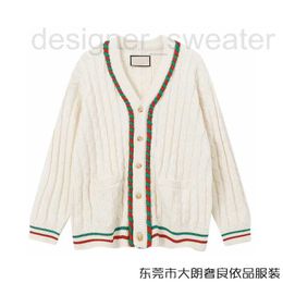 Men's T-Shirts designer The correct version ofautumn and winter classic red green Fried Dough Twists fashion casual knitting cardigan sweater for men 77UB