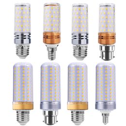 Led Corn Bulb Lights E14 Chandelier Candle Light E27 Lamp 2835 SMD110V 220V Warm White 3000K Cool White 6500K Nature White 4000K crestech168