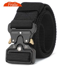 Belts 125140long big size Belt Male Tactical military Canvas Belt Outdoor Tactical Belt men's Military Nylon Belts Army ceinture hom5 Z0228