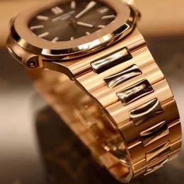 Luxury Watches 40mm pp5711 8.3mm SUPERCLONE PP watch rose gold package modification service steel upgrade
