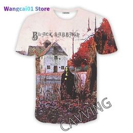 Men's T-Shirts New Fashion Women/Men's 3D Print BLACK SABBATHE Rock Casual T-shirts Hip Hop Tshirts Harajuku Stys Tops Clothing T01 0301H23