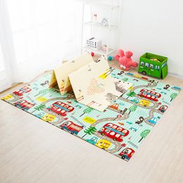 Play Mats Foldable Baby Play Mat Xpe Puzzle Mat Educational Children Carpet Double-side Pad Kids Rug Activitys Games Educational Toys 230227