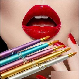 Makeup Brushes Women Portable Retractable Fashion Cosmetic Mini Lip Brush Lipstick Gloss Beauty Girls Drop Delivery Health Tools Acce Dhnau