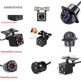 Update Car Rear View Camera Wide Angle Reverse Parking Waterproof Infrared LED Auto Backup Monitor Universal for BMW HD Night Vision Car DVR