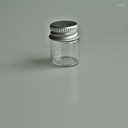 Storage Bottles 1pc 5ml Glass With Aluminium Cap Empty Small Wishing Bottle Vials Jars