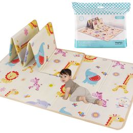 Play Mats 180x100cm Foldable Baby Play Mat Puzzle Mat Educational Children Carpet in the Nursery Climbing Pad Kids Rug Activitys Game Toys 230227