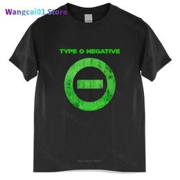 Men's T-Shirts Cotton Tshirt Men Crew Neck Topssummer fashion brand men tshirt Type O Negative T Shirt Black Homme Black T-shirt 0301H23