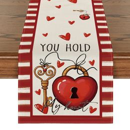 Table Runner Nordic Valentine's Day Runners High Quality Wedding Anniversary Dining Decoration Indoor Outdoor Gathering Party 230227