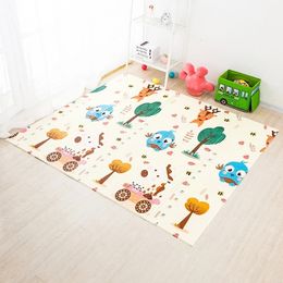 Play Mats Kids Climbing Rug Gym Eduactional Games Mats Cartoon Babys Play Mat XPE Foldable Puzzle Pad Toys For Children's Pads 230227