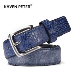 Belts Hot Luxury Designer Belt For Men Casual Patchwork Male Belts For Jeans Leather Navy Belt Man 3 CM Cinturones Hombre Z0228