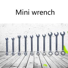 Hand Tools 10pcs Mini Spanner Wrenches Set Key Ring Explosion-proof Pocket British/Metric Type