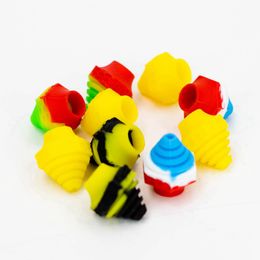 Colourful Smoking Silicone Multisize Male Joint Change-over Caps 510 Pens Batterys Philtre Waterpipe Hookah Shisha Oil Rigs Bong Plug Connector Bowl Cigarette Holder