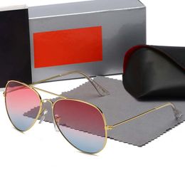 mens sunglasses luxury designer retro bans for men ray-bon 2022 luxury eyewear metal frame designers sun glasses man round purple