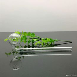 Smoking Accessories Classic Bubble Glass Long Bend Pot Glass Bongs Oil Burner Pipes Water Pipes Oil Rigs