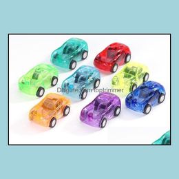 Diecast Model Cars Toys Gifts Pl Back Car Vehicle Children Transparent Mini Party Favour For Kids Drop Delivery 202 Dhjm3