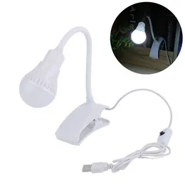 Table Lamps Super Bright LED Desk Clip Lamp USB Rechargeable Reading Student 360 Degree Bendable Light 2023 Brand