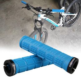 Bike Handlebars &Components 2pcs/1 Pair Grips Mountain Road Cycling Handlebar Cover Smooth Soft Anti-slip Handle Grip Lock Bar End Parts