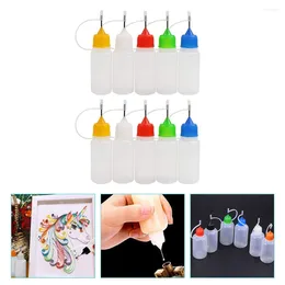 Storage Bottles Bottle Glue Needle Tip Applicator Squeeze Precision Dropper Dispenser Diy Liquid Translucent Painting Quilling