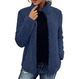 Women's Jackets Women's Casual Fashion Long Sleeve Zipper Bubble Women Pullover Womens Warm Up Jacket Fleece For With Full