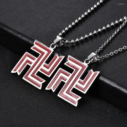 Pendant Necklaces Selling Anime Tokyo Revengers Necklace Beads Link Chain Alloy Keychain Charming Cosplay Jewelry For Men Wholesale