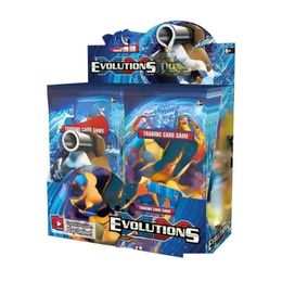 Card Games 324 Pcs Cards Tcg Xy Evolutions Booster Display Box 36 Packs Game Kids Collection Toys Gift Paper Drop Delivery Dhqwh