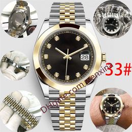 20Colour quality watch Diamond Watch Brown And Black Diamond Smooth Edges Frame montre de luxe 2813 automatic 41mm Waterproof Mens302y