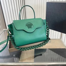 Mode Umhängetasche Klassische La Medusa Tote Handtaschen Für Frauen Damen Luxus Designer Taschen Handtasche Grünes Leder Totes Crossbody Geldbörse 2023