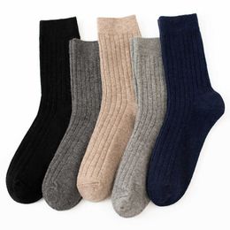 Men's Socks Winter High Quality Wool Socks Men Towel Thermal Merino Wool Rabbit Sock Against Cold Snow Russia Winter Base Business Men Sox Z0227