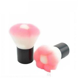 Makeup Brushes New Lovely Excellent Pink Flower Face Single Brush Kabuki Blush Powder Cosmetics Cheek Drop Delivery Health Beauty To Dhq5E