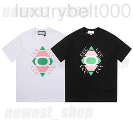 Men's T-Shirts Designer Mens t-shirt T shirt luxury classic spring summer circle geometry block letter black white tshirts simple Casual T7DJ