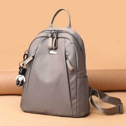 2023 New Large Capacity Simple Style Casual Mochila Travel Women Anti theft Backpack Waterproof Fabric Female Shoulder Bag 230223