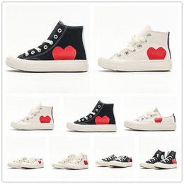 classic casual kids 1970 canvas shoes star Sneaker chuck 70 chucks 1970s Children baby toddler infants Big eyes red heart shape platform Jointly Name T1A6#