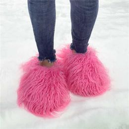 Slippers Factory Price New Designer Real Tan Sheep Fur Women Slides Slippers For Season With Customised Colour Z0215