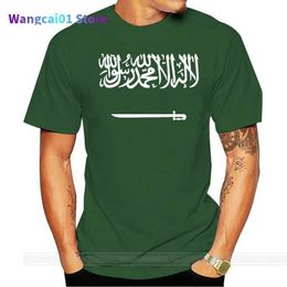 Men's T-Shirts Summer Fit Slim Men T-Shirts 100% SAUDI ARABIA diy free custom name number nation flag sa arabic arab Printed T-shirt 0301H23