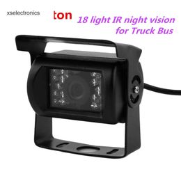 Update Waterproof Vehicle Backup Camera 18 IR Night Vision Car Front / Rearview Camera for 12-24V Truck / Bus Car DVR