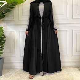 Ethnic Clothing Latest High Quality 2 Piece Set Dress For Muslim Women Robe Femme Hiver Fashion Beautiful Musulman Ensembles